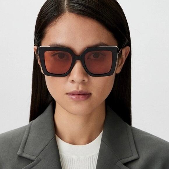 New, MAXMARA Sunglasses Design4 MM0051 52E Authentic - Picture 1 of 13